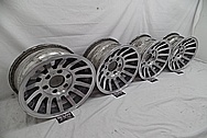 Intricate Aluminum Wheels AFTER Chrome-Like Metal Polishing and Buffing Services - Aluminum Polishing