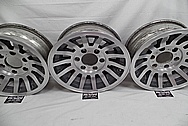 Intricate Aluminum Wheels AFTER Chrome-Like Metal Polishing and Buffing Services - Aluminum Polishing