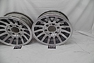 Intricate Aluminum Wheels AFTER Chrome-Like Metal Polishing and Buffing Services - Aluminum Polishing