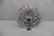 Harley Davidson Rocker Custom Motorcycle Wheels AFTER Chrome-Like Metal Polishing and Buffing Services - Aluminum Polishing