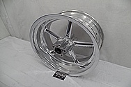 Harley Davidson Rocker Custom Motorcycle Wheels AFTER Chrome-Like Metal Polishing and Buffing Services - Aluminum Polishing