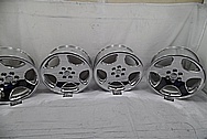 1998 Dodge Viper Aluminum Stock Wheels AFTER Chrome-Like Metal Polishing and Buffing Services - Aluminum Polishing