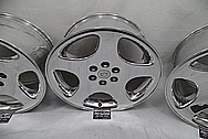 1998 Dodge Viper Aluminum Stock Wheels AFTER Chrome-Like Metal Polishing and Buffing Services - Aluminum Polishing