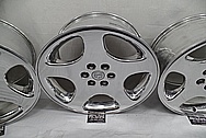 1998 Dodge Viper Aluminum Stock Wheels AFTER Chrome-Like Metal Polishing and Buffing Services - Aluminum Polishing