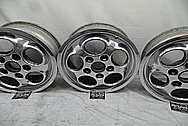 Porsche 944 Aluminum Wheels AFTER Chrome-Like Metal Polishing and Buffing Services - Aluminum Polishing