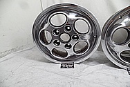 Porsche 944 Aluminum Wheels AFTER Chrome-Like Metal Polishing and Buffing Services - Aluminum Polishing