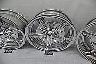 Aluminum Wheels AFTER Chrome-Like Metal Polishing and Buffing Services - Aluminum Polishing Services 