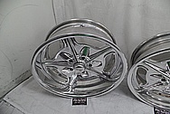 Aluminum Wheels AFTER Chrome-Like Metal Polishing and Buffing Services - Aluminum Polishing Services 