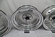 Aluminum Wheels AFTER Chrome-Like Metal Polishing and Buffing Services - Aluminum Polishing Services 