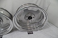 Aluminum Wheels AFTER Chrome-Like Metal Polishing and Buffing Services - Aluminum Polishing Services 