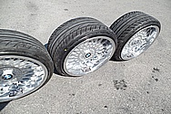 BMW E30 Aluminum BBS Wheels AFTER Chrome-Like Metal Polishing - Aluminum Polishing Services Plus Custom Painting Services 