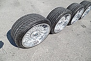 BMW E30 Aluminum BBS Wheels AFTER Chrome-Like Metal Polishing - Aluminum Polishing Services Plus Custom Painting Services 