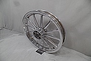 Trike Aluminum Wheel AFTER Chrome-Like Metal Polishing - Aluminum Polishing Services - Wheel Polishing 