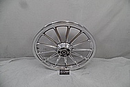 Trike Aluminum Wheel AFTER Chrome-Like Metal Polishing - Aluminum Polishing Services - Wheel Polishing 