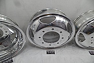 Aluminum Truck Wheels AFTER Chrome-Like Metal Polishing - Aluminum Polishing Services - Wheel Polishing Services