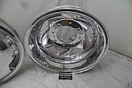 Aluminum Truck Wheels AFTER Chrome-Like Metal Polishing - Aluminum Polishing Services - Wheel Polishing Services