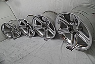 Ford Lightning Aluminum Wheels AFTER Chrome-Like Metal Polishing - Aluminum Polishing Services - Wheel Polishing Services