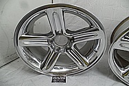 Ford Lightning Aluminum Wheels AFTER Chrome-Like Metal Polishing - Aluminum Polishing Services - Wheel Polishing Services