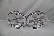 American Racing Aluminin Drag Racing Wheels AFTER Chrome-Like Metal Polishing - Aluminum Polishing Services 