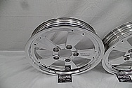 American Racing Aluminin Drag Racing Wheels AFTER Chrome-Like Metal Polishing - Aluminum Polishing Services 