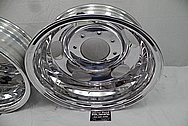 Ford 3500 Series Platinum Edition Truck Aluminum Wheels AFTER Chrome-Like Metal Polishing - Aluminum Polishing Services