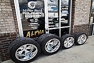 Ford 3500 Series Platinum Edition Truck Aluminum Wheels AFTER Chrome-Like Metal Polishing - Aluminum Polishing Services