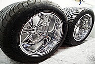 Ford 3500 Series Platinum Edition Truck Aluminum Wheels AFTER Chrome-Like Metal Polishing - Aluminum Polishing Services