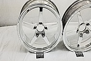 Weld Alumistar Aluminum Wheels AFTER Chrome-Like Metal Polishing and Buffing Services - Aluminum Polishing - Wheel Polishing