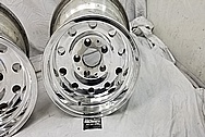 Aluminum 10 Hole Wheels AFTER Chrome-Like Metal Polishing and Buffing Services - Aluminum Polishing - Wheel Polishing