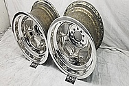 Halibrand Magnesium Wheels AFTER Chrome-Like Metal Polishing and Buffing Services / Restoration Services - Magnesium Polishing