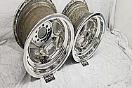 Halibrand Magnesium Wheels AFTER Chrome-Like Metal Polishing and Buffing Services / Restoration Services - Magnesium Polishing