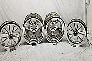 Halibrand Magnesium Wheels AFTER Chrome-Like Metal Polishing and Buffing Services / Restoration Services - Magnesium Polishing