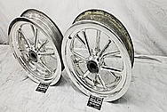Halibrand Magnesium Wheels AFTER Chrome-Like Metal Polishing and Buffing Services / Restoration Services - Magnesium Polishing
