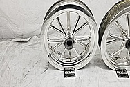 Halibrand Magnesium Wheels AFTER Chrome-Like Metal Polishing and Buffing Services / Restoration Services - Magnesium Polishing