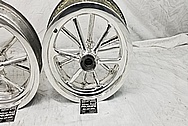 Halibrand Magnesium Wheels AFTER Chrome-Like Metal Polishing and Buffing Services / Restoration Services - Magnesium Polishing