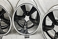 Aluminum Wheel AFTER Chrome-Like Metal Polishing and Buffing Services / Restoration Services - Aluminum Polishing - Wheel Polishing