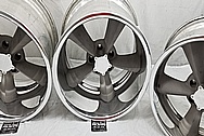 2nd Set of Aluminum Wheels AFTER Chrome-Like Metal Polishing and Buffing Services / Restoration Services - Aluminum Polishing - Wheel Polishing