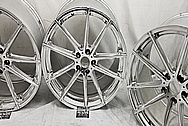 TSW Alloy Aluminum Wheels AFTER Chrome-Like Metal Polishing and Buffing Services / Restoration Services - Wheel Polishing - Aluminum Polishing