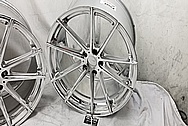 TSW Alloy Aluminum Wheels AFTER Chrome-Like Metal Polishing and Buffing Services / Restoration Services - Wheel Polishing - Aluminum Polishing