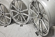 TSW Alloy Aluminum Wheels AFTER Chrome-Like Metal Polishing and Buffing Services / Restoration Services - Wheel Polishing - Aluminum Polishing