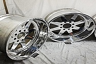 American Force Aluminum Wheels AFTER Chrome-Like Metal Polishing and Buffing Services / Restoration Services - Wheel Polishing - Aluminum Polishing