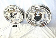 Aluminum Motorcycle Wheel AFTER Chrome-Like Metal Polishing and Buffing Services