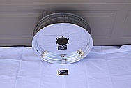 Aluminum Motorcycle Wheel AFTER Chrome-Like Metal Polishing and Buffing Services