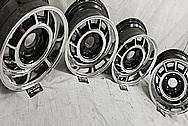 Grand National Aluminum Wheels BEFORE Chrome-Like Metal Polishing - Aluminum Polishing