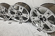 GM - General Motors Aluminum Wheels AFTER Chrome-Like Metal Polishing - Aluminum Polishing