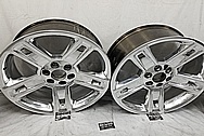 GM - General Motors Aluminum Wheels AFTER Chrome-Like Metal Polishing - Aluminum Polishing