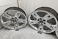 GM - General Motors Aluminum Wheels AFTER Chrome-Like Metal Polishing - Aluminum Polishing