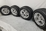 Aluminum Wheels AFTER Chrome-Like Metal Polishing and Buffing Services - Aluminum Polishing Services - Wheel Polishing