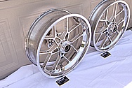 Carrozzeria Aluminum Motorcycle Wheel AFTER Chrome-Like Metal Polishing and Buffing Services