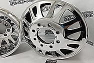 Aluminum Truck Wheels AFTER Chrome-Like Metal Polishing and Buffing Services - Aluminum Polishing Services - Wheel Polishing